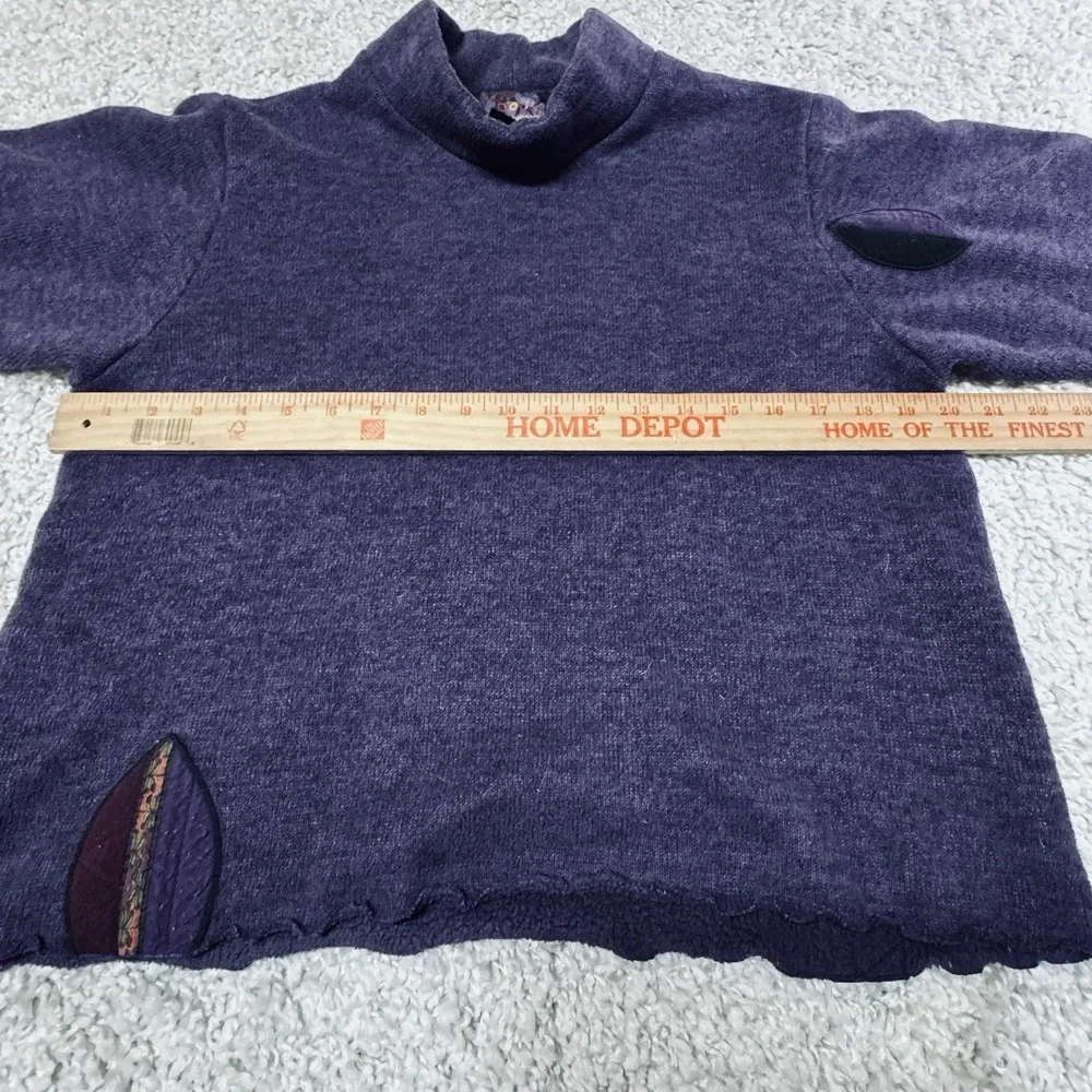 Red Rover Polartec Fleece‎ Pullover Sweater Size Small Purple Long Sleeve